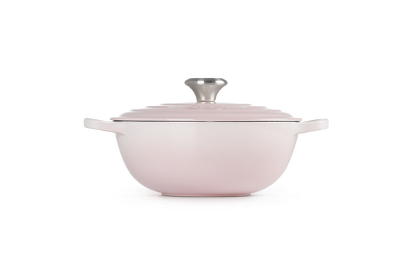 Le Creuset braadpan Marmite 24 cm shell pink - afb. 2