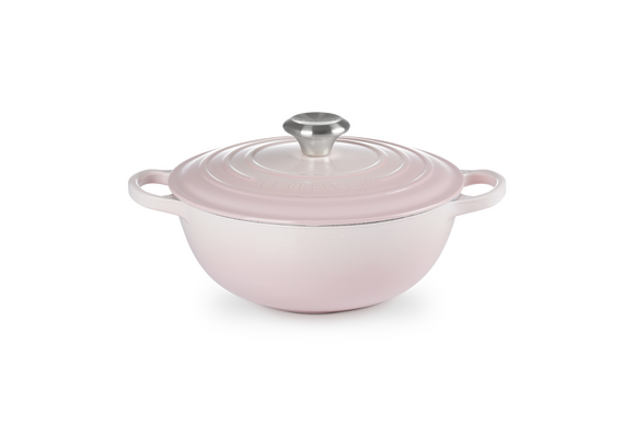 Le Creuset braadpan Marmite 24 cm shell pink - afb. 3