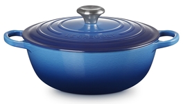 Le Creuset braadpan Marmite 26 cm azureblauw