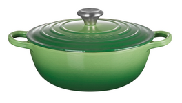 Le Creuset braadpan Marmite 26 cm bamboo groen