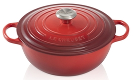 Le Creuset braadpan Marmite 26 cm kersenrood