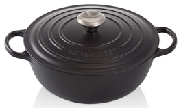 Le Creuset braadpan Marmite 26 cm mat zwart