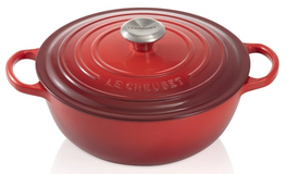 Le Creuset braadpan Marmite 28 cm kersenrood