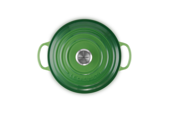 Le Creuset braadpan Signature rond 20 cm bamboo groen - afb. 3