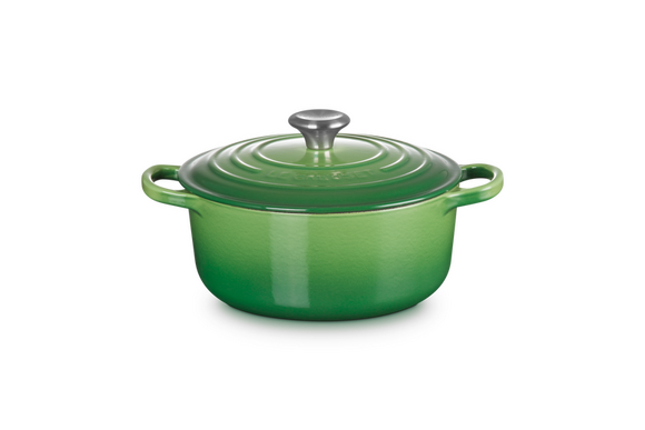 Le Creuset braadpan Signature rond 20 cm bamboo groen - afb. 5