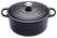 Le Creuset braadpan Signature rond 20 cm mat zwart - afb. 1