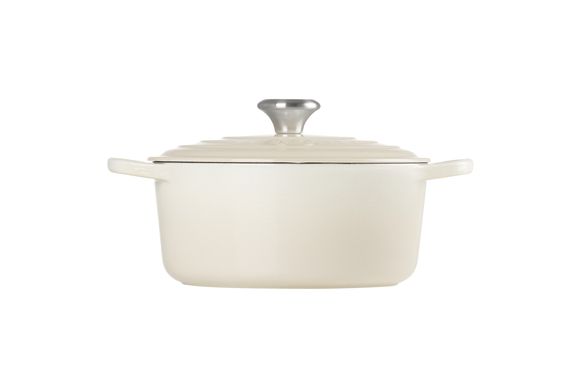 Le Creuset braadpan Signature rond 24 cm meringue - afb. 3