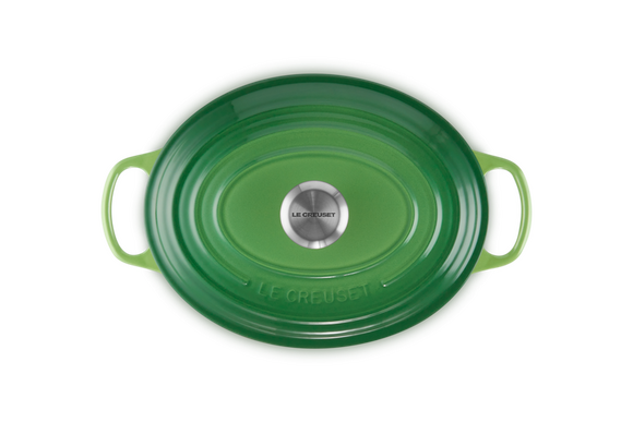 Le Creuset braadpan Signature ovaal 29 cm bamboo groen - afb. 3