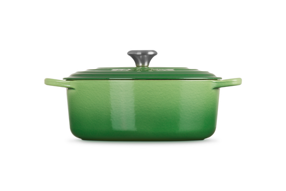 Le Creuset braadpan Signature ovaal 29 cm bamboo groen - afb. 4