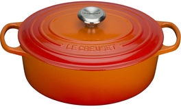 Le Creuset braadpan Signature ovaal 29 cm ORANJErood