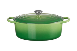 Le Creuset braadpan Signature ovaal 35 cm bamboo groen