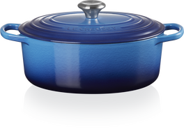 Le Creuset braadpan Signature ovaal 29 cm azure