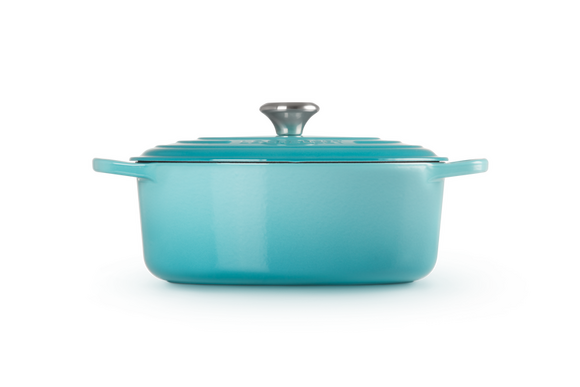 Le Creuset braadpan Signature ovaal 29 cm caribbean blue - afb. 3