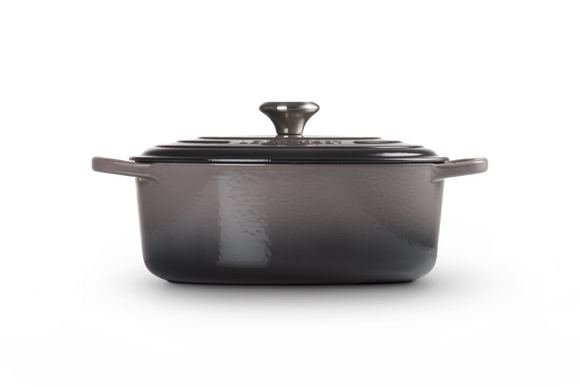 Le Creuset braadpan Signature ovaal 29 cm flint - afb. 3