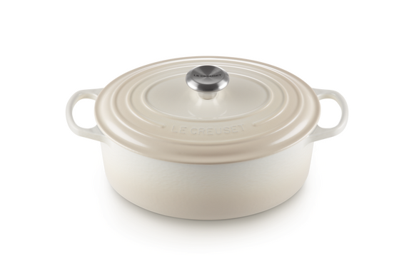 Le Creuset braadpan Signature ovaal 29 cm meringue - afb. 2