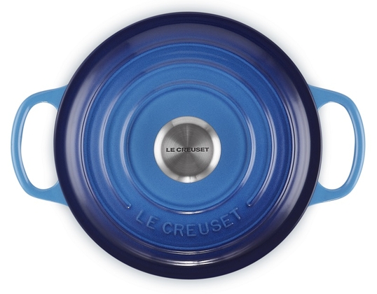 Le Creuset braadpan Signature rond 18 cm azureblauw - afb. 4