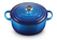 Le Creuset braadpan Signature rond 20 cm azureblauw - afb. 1