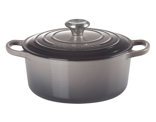 Le Creuset braadpan Signature rond 20 cm flint - afb. 2