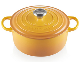 Le Creuset braadpan Signature rond 20 cm nectar