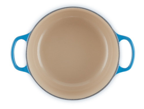 Le Creuset braadpan Signature rond 24 cm azureblauw - afb. 5