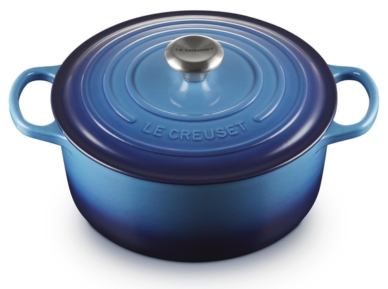 Le Creuset braadpan Signature rond 26 cm azureblauw - afb. 4