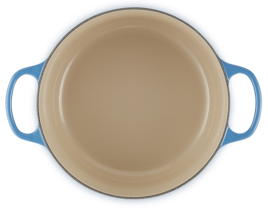 Le Creuset braadpan Signature rond 26 cm azureblauw - afb. 5