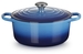 Le Creuset braadpan Signature rond 26 cm azureblauw