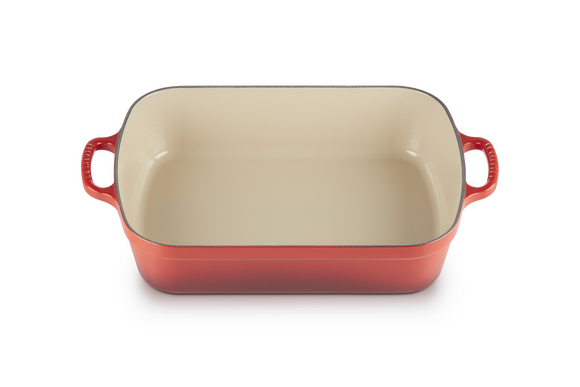 Le Creuset gietijzer braadslede 33 cm kersenrood - afb. 1