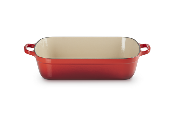 Le Creuset gietijzer braadslede 33 cm kersenrood - afb. 2