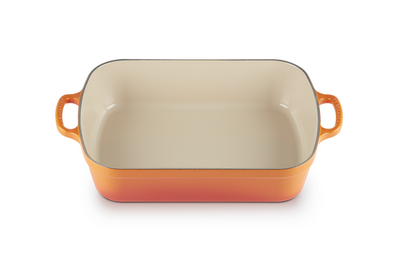 Le Creuset gietijzer braadslede 33 cm oranjerood - afb. 1