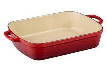 Le Creuset braadslede 37 cm kersenrood