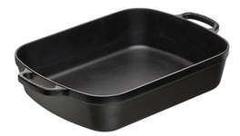 Le Creuset braadslede 37 cm mat zwart