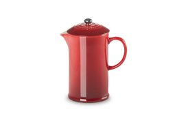 Le Creuset cafetiere koffiezetter aardewerk 1 ltr 22 cm kersenrood