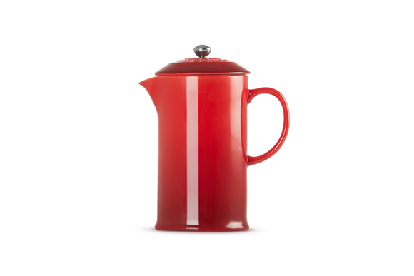 Le Creuset cafetiere koffiezetter aardewerk 1 ltr 22 cm kersenrood - afb. 10