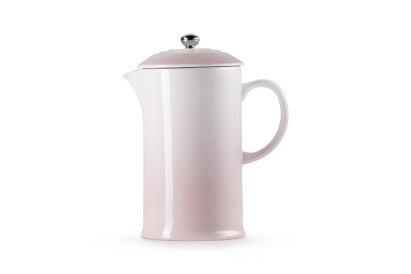 Le Creuset cafetiere koffiezetter aardewerk 1 ltr 22 cm shell pink - afb. 3