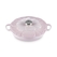 Le Creuset campagnard bloesem signature braadpan 26 cm Shell pink met rvs knop - afb. 1