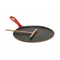 Le Creuset crepe pan gietijzer 27 cm kersenrood