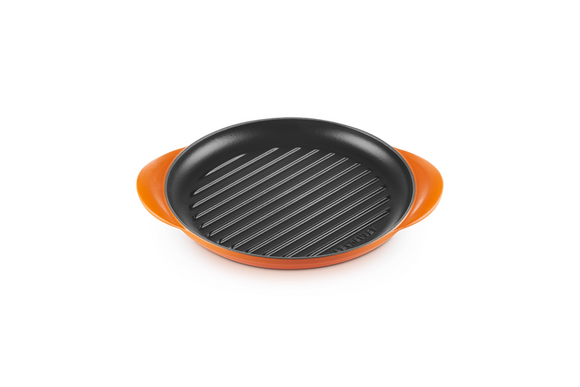 Le Creuset grill rond 25 cm oranjerood - afb. 3