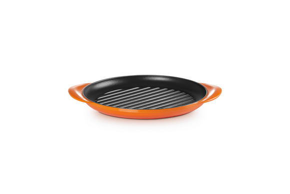 Le Creuset grill rond 25 cm oranjerood - afb. 4