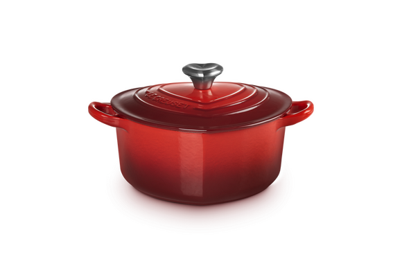 Le Creuset harten braadpan Kersenrood - afb. 2