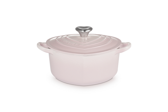 Le Creuset harten braadpan Shell pink - afb. 2