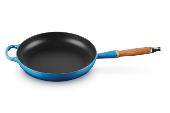 Le Creuset koekenpan Signature 28 cm azureblauw - afb. 1