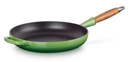 Le Creuset koekenpan Signature 28 cm bamboo groen