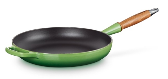 Le Creuset koekenpan Signature 28 cm bamboo groen - afb. 1