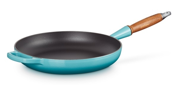 Le Creuset koekenpan Signature 28 cm caribbean blue - afb. 1