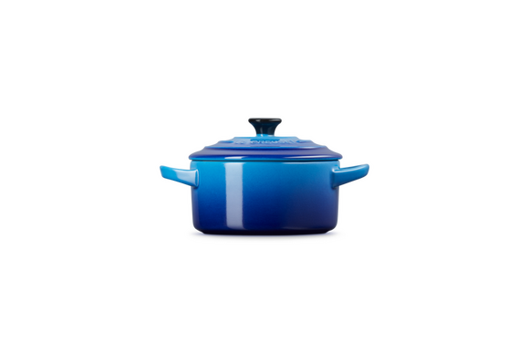 Le Creuset mini braadpan aardewerk 10 cm azureblauw - afb. 3