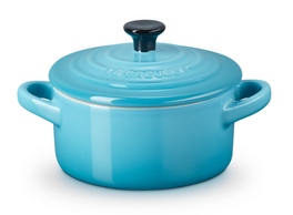 Le Creuset mini braadpan aardewerk 10 cm caribbean blue