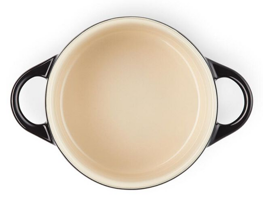 Le Creuset mini braadpan aardewerk 10 cm ebbenzwart - afb. 2