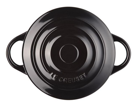 Le Creuset mini braadpan aardewerk 10 cm ebbenzwart - afb. 3