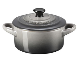 Le Creuset mini braadpan aardewerk 10 cm flint